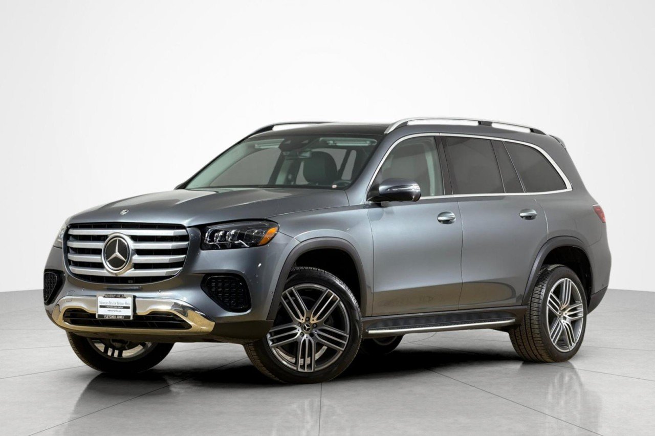 Certified Used 2024 Selenite Grey Metallic Mercedes-Benz GLS 450 image 1