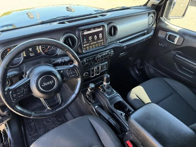 Used 2021 Black Clearcoat Jeep Unlimited Willys image 3