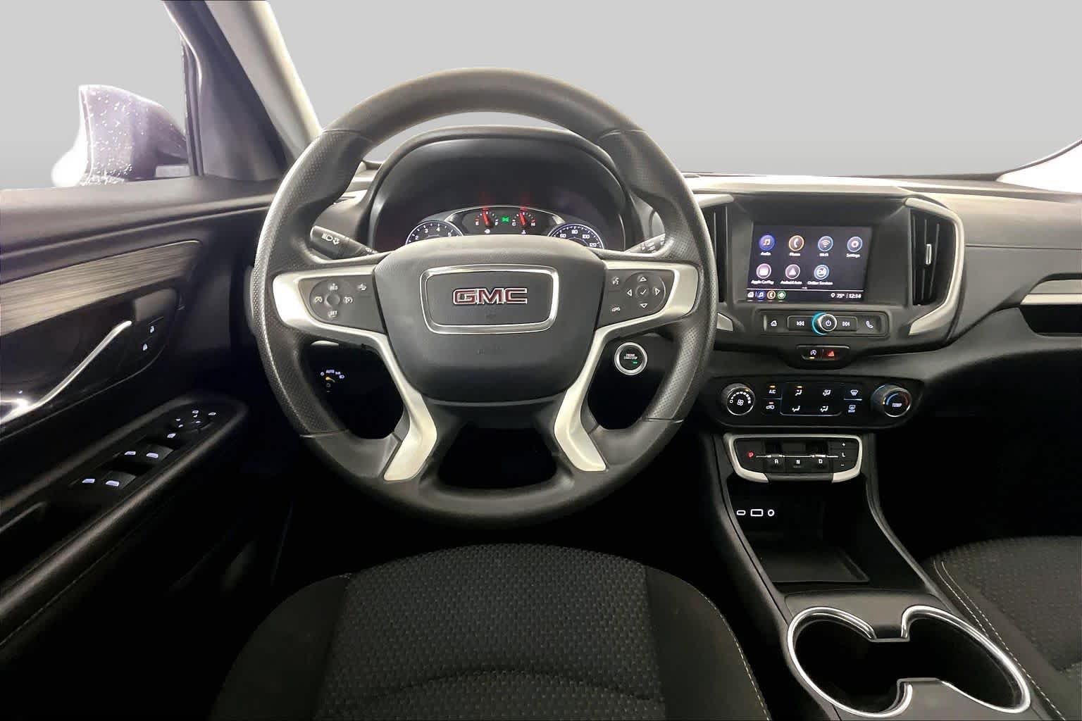 Used 2023 Ebony Twilight Metallic GMC SLE image 6