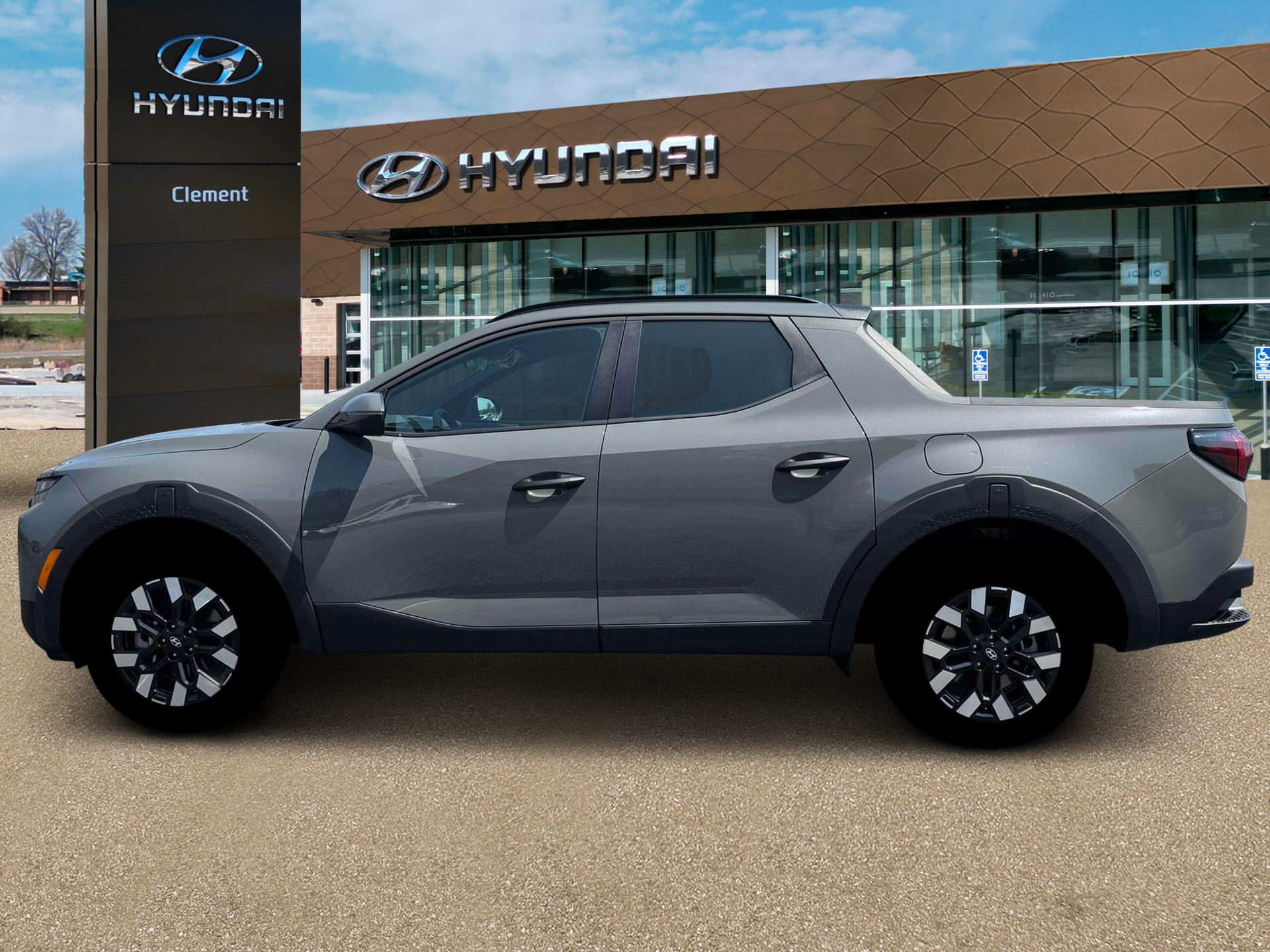 New 2026 Gray Hyundai SEL AWD image 3