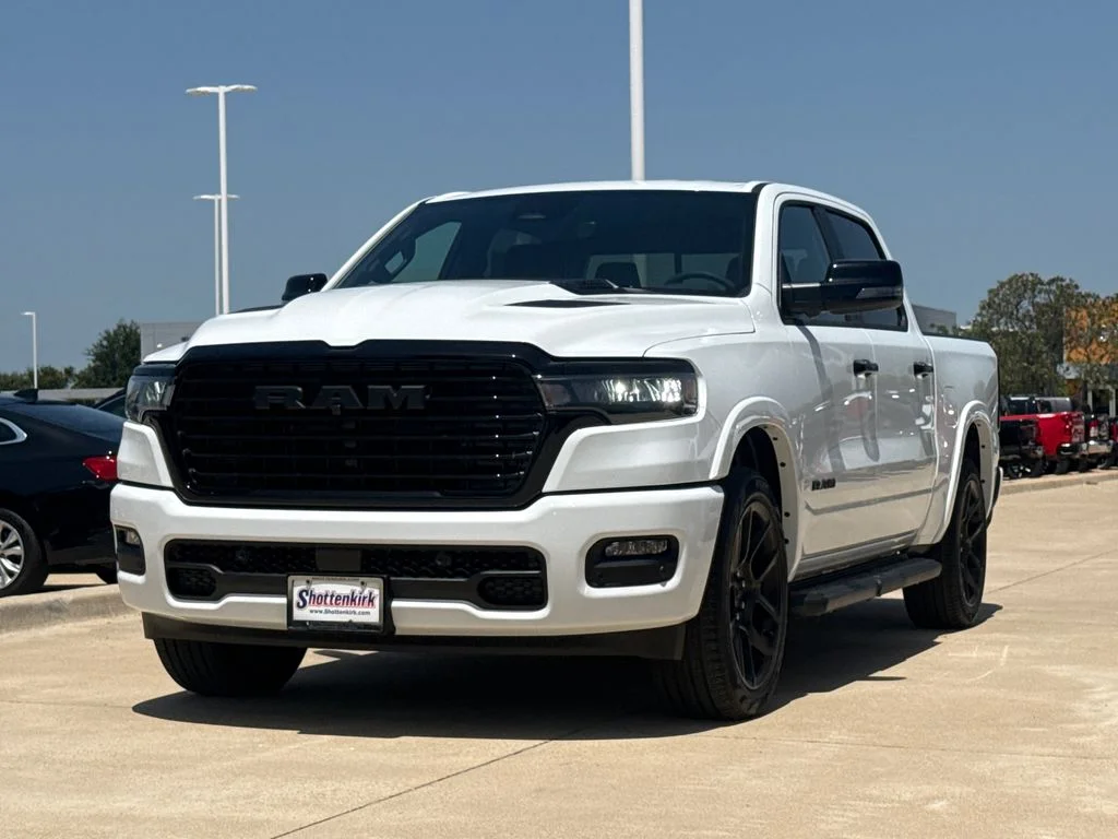 New 2026 Bright White Clear-Coat Exterior Paint RAM Laramie image 3