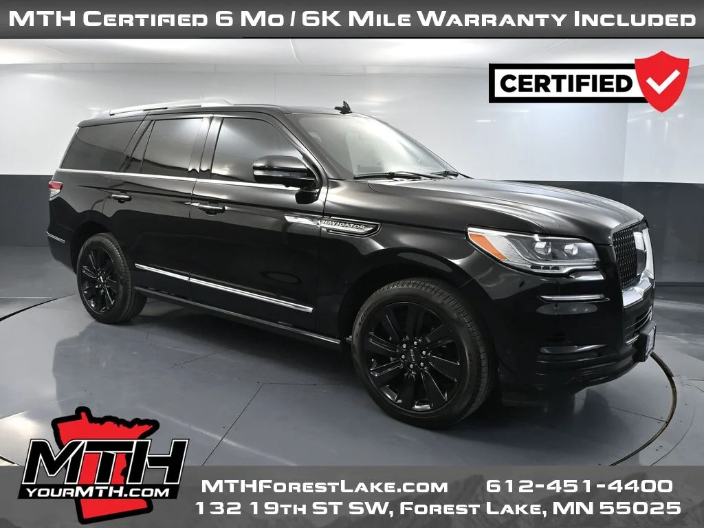 Certified Used 2024 Black Lincoln Reserve image 1