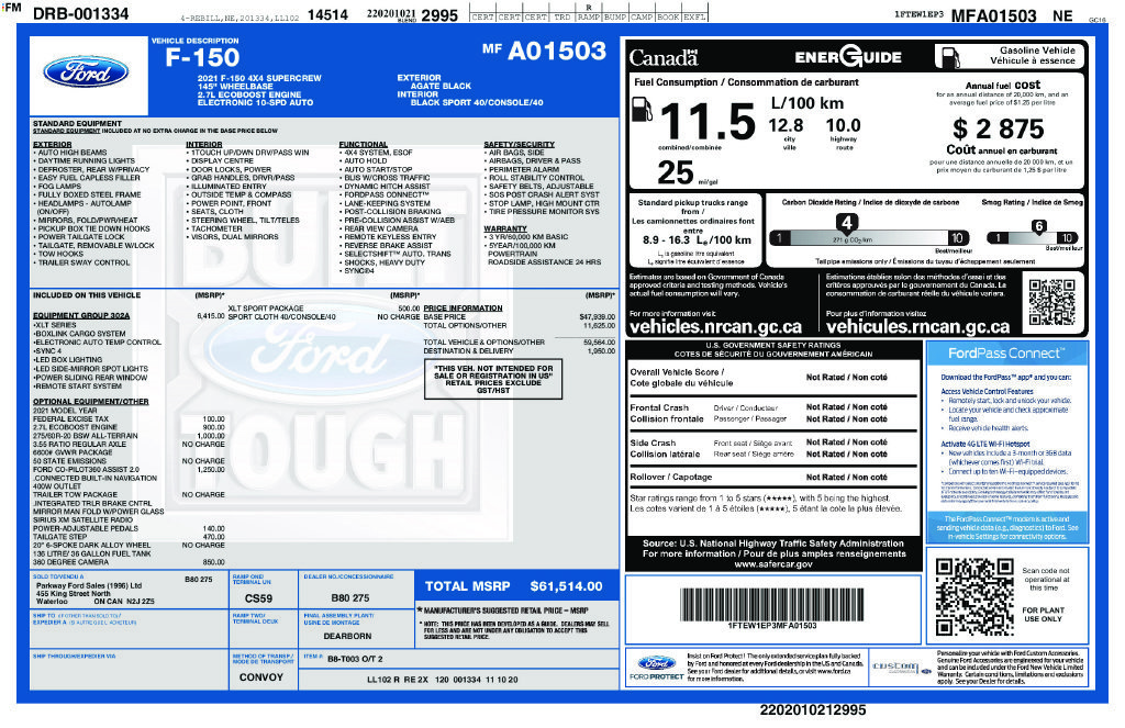 Used 2021 Black Ford XLT image 24