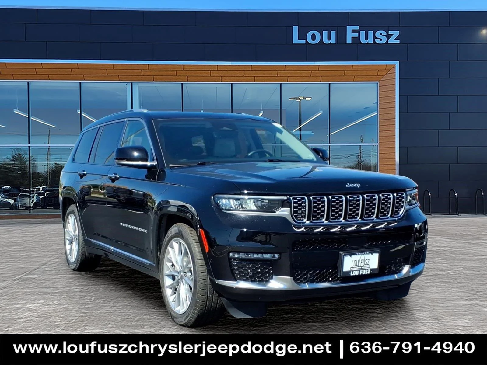 Used 2023 Bright White Clearcoat Jeep Summit image 1