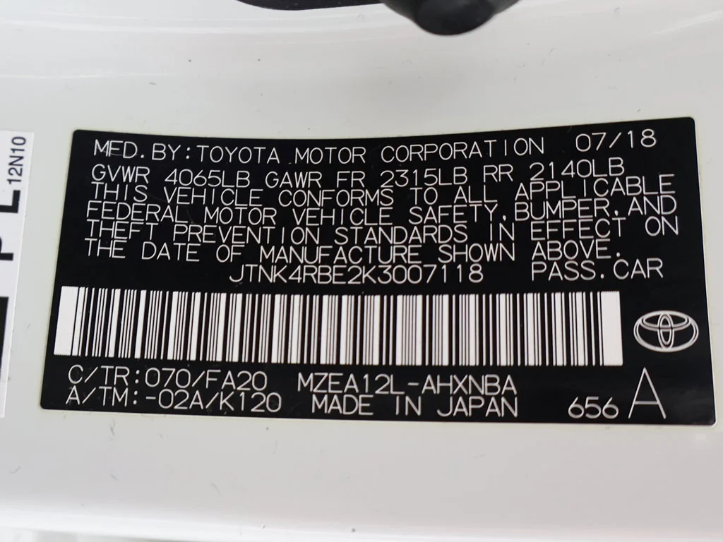 Used 2019 White Toyota SE image 46