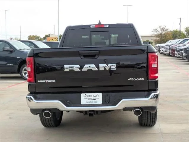 New 2026 Diamond Black Crystal Pearl-Coat Exterior Paint RAM LONE STAR image 4