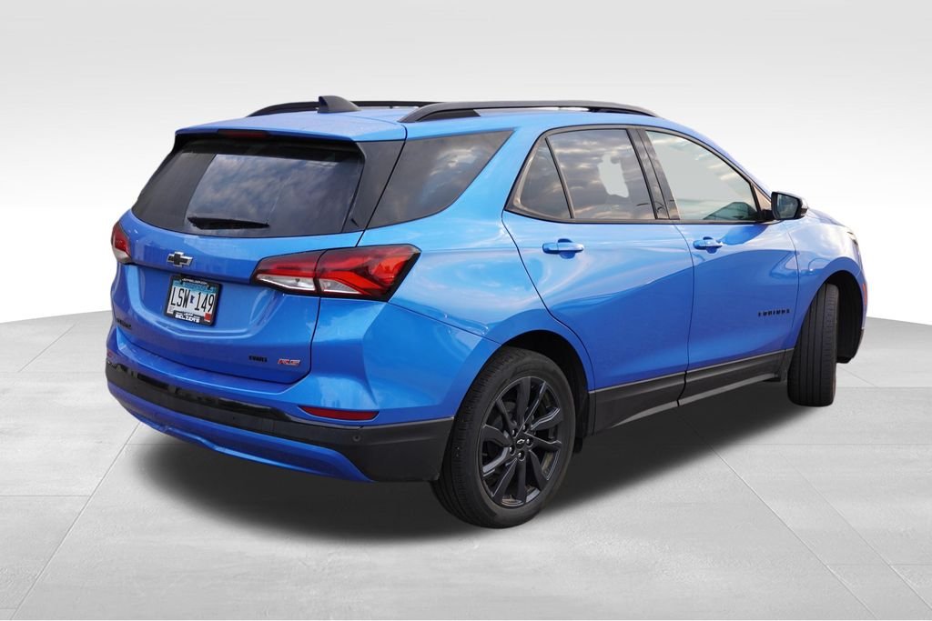 Used 2024 Riptide Blue Metallic Chevrolet RS image 3