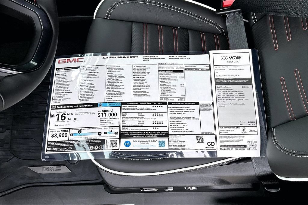 New 2026 Onyx Black GMC AT4 Ultimate image 13