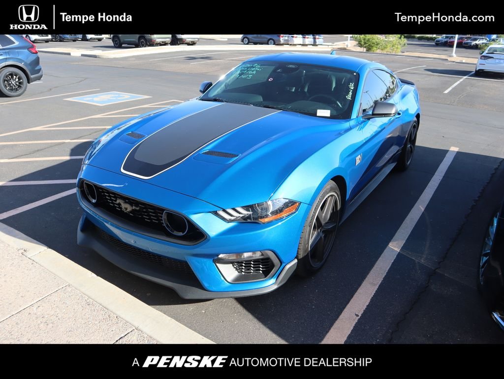 Used 2021 Blue Metallic Ford Mach 1 image 1