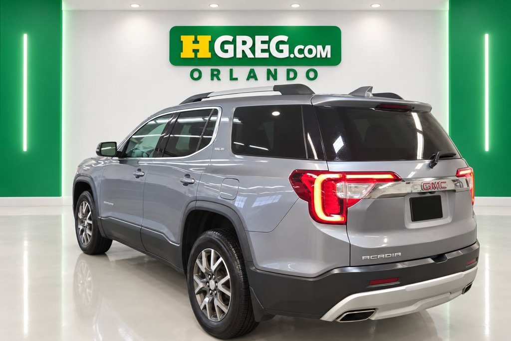Used 2021 Satin Steel Metallic GMC SLE image 4