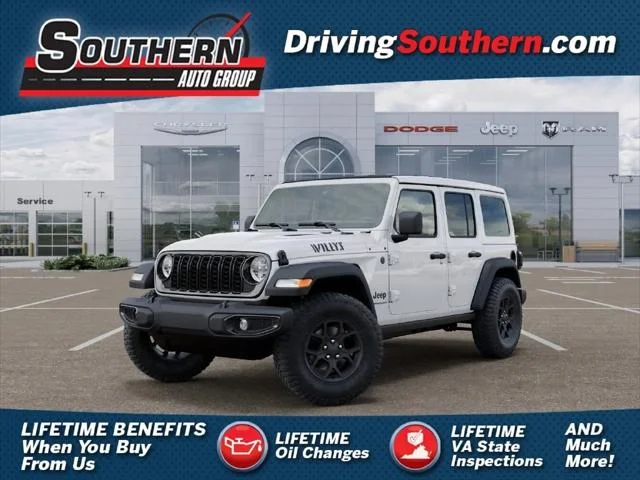 New 2026 Bright White Clear-Coat Exterior Paint Jeep Willys image 1