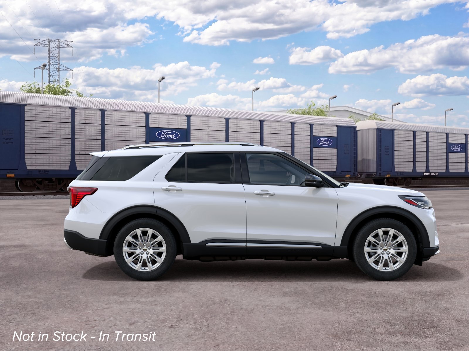 New 2027 Star White Metallic Tri-Coat Ford Platinum image 5