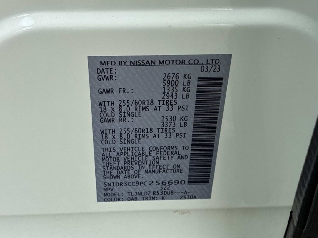Used 2023 White Nissan SL image 24