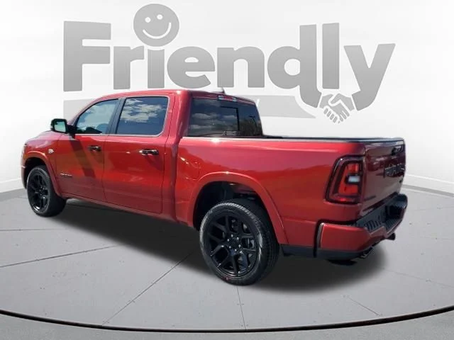 New 2026 Molten Red Pearl-Coat Exterior Paint RAM Laramie image 3