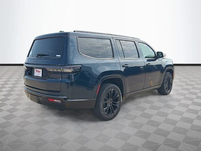 New 2026 Fathom Blue Pearlcoat Jeep Summit Obsidian image 7