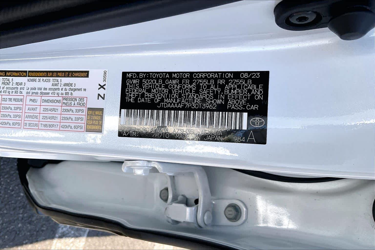 Certified Used 2023 Oxygen White Toyota Limited image 33