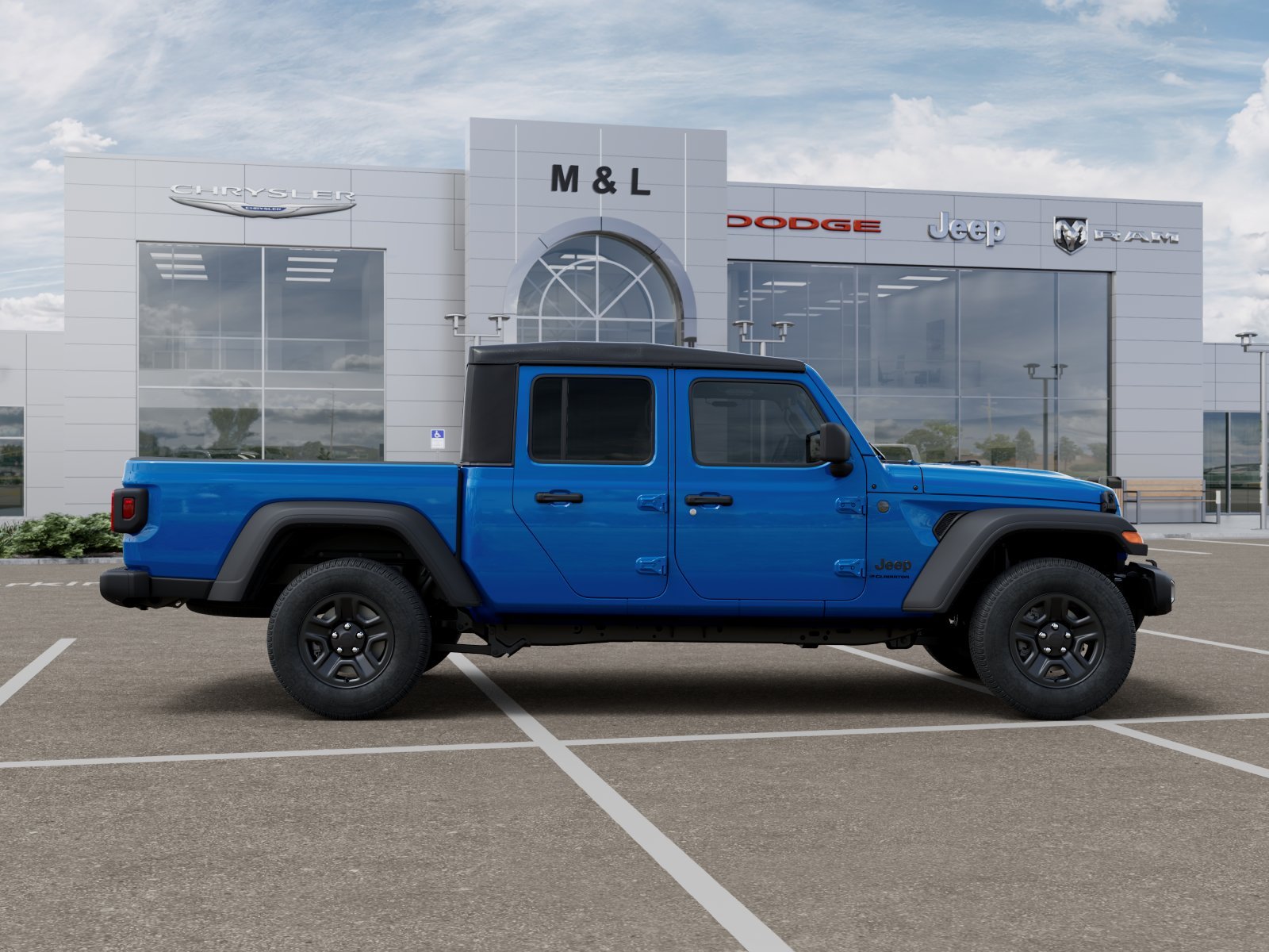 New 2026 Hydro Blue Pearl-Coat Exterior Paint Jeep Sport 4x4 image 47