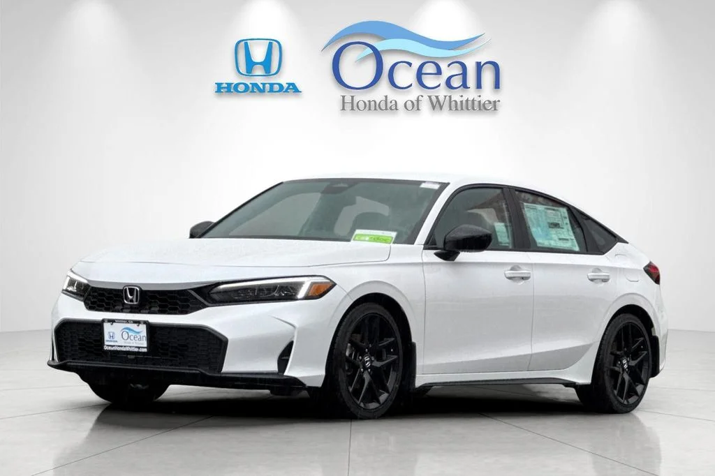 New 2026 Platinum White Pearl Honda Sport image 8