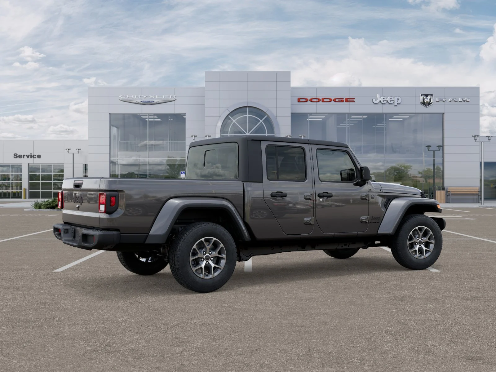 New 2027 Granite Crystal Metallic Clearcoat Jeep Sport image 4