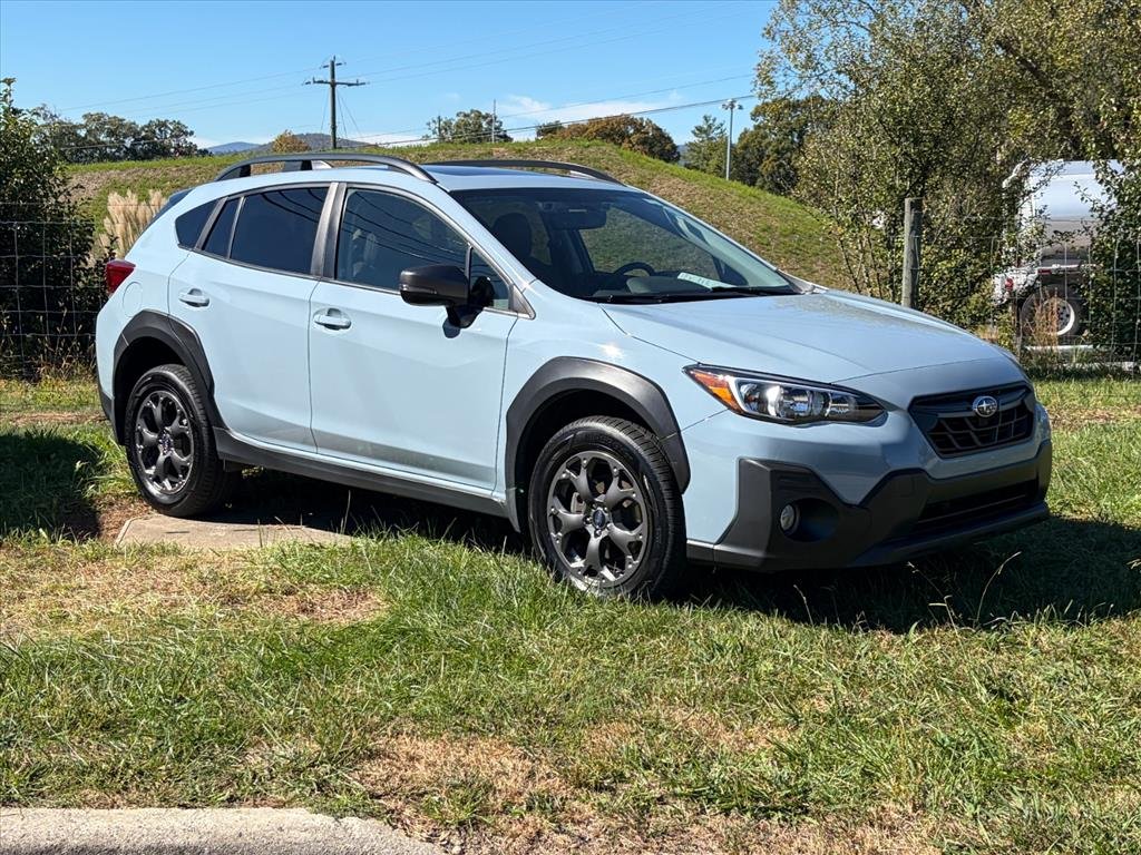 Used 2021 Cool Gray Khaki Subaru Sport image 1