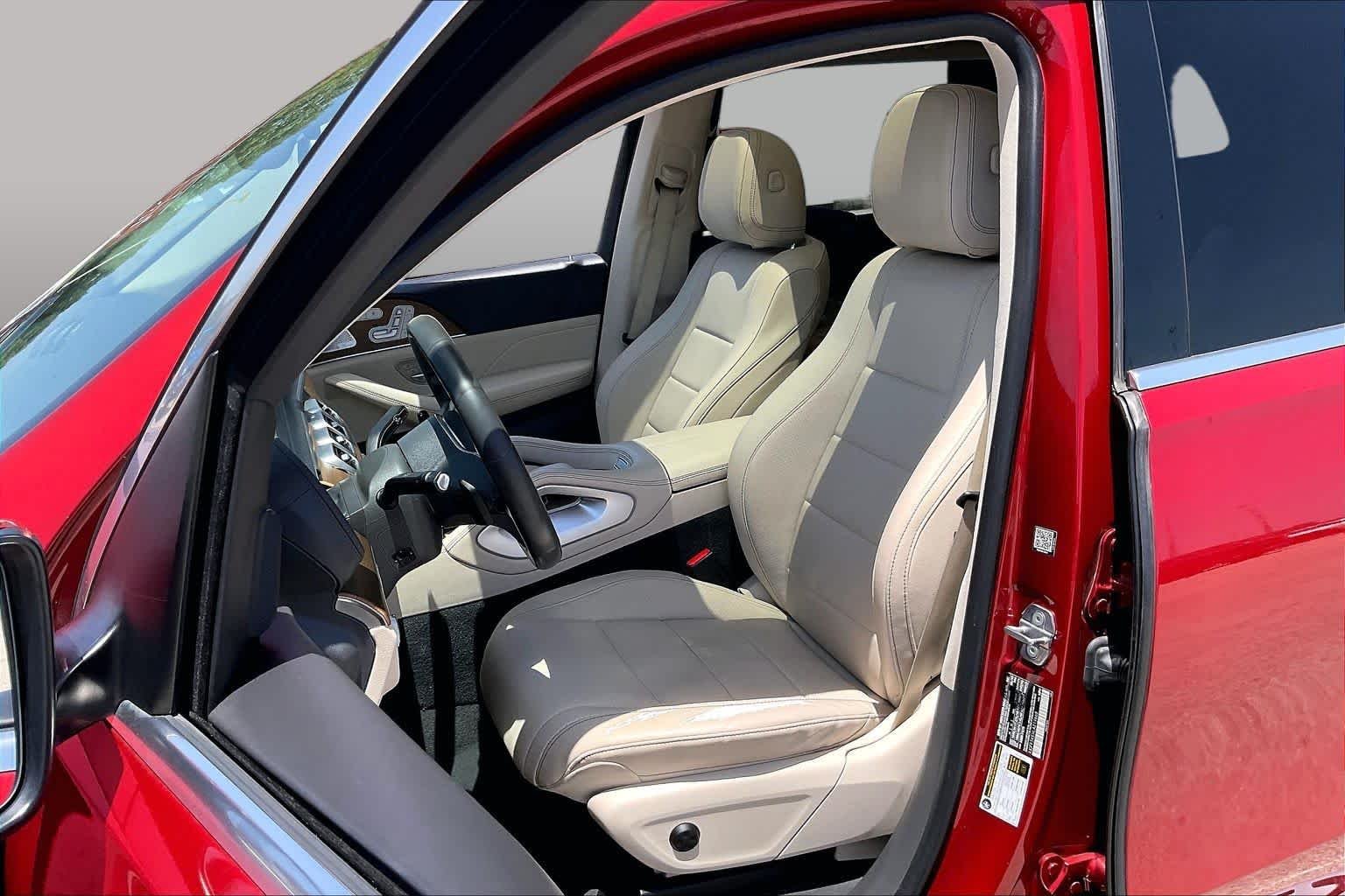 Used 2020 designo Cardinal Red Metallic Mercedes-Benz GLS 450 image 8