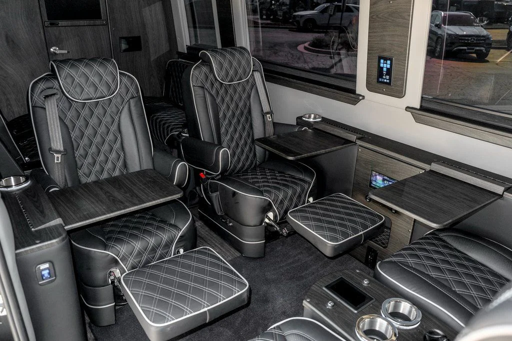 New 2026 Obsidian Black Metallic Midwest Automotive Designs D6 W/ Full Partition image 35