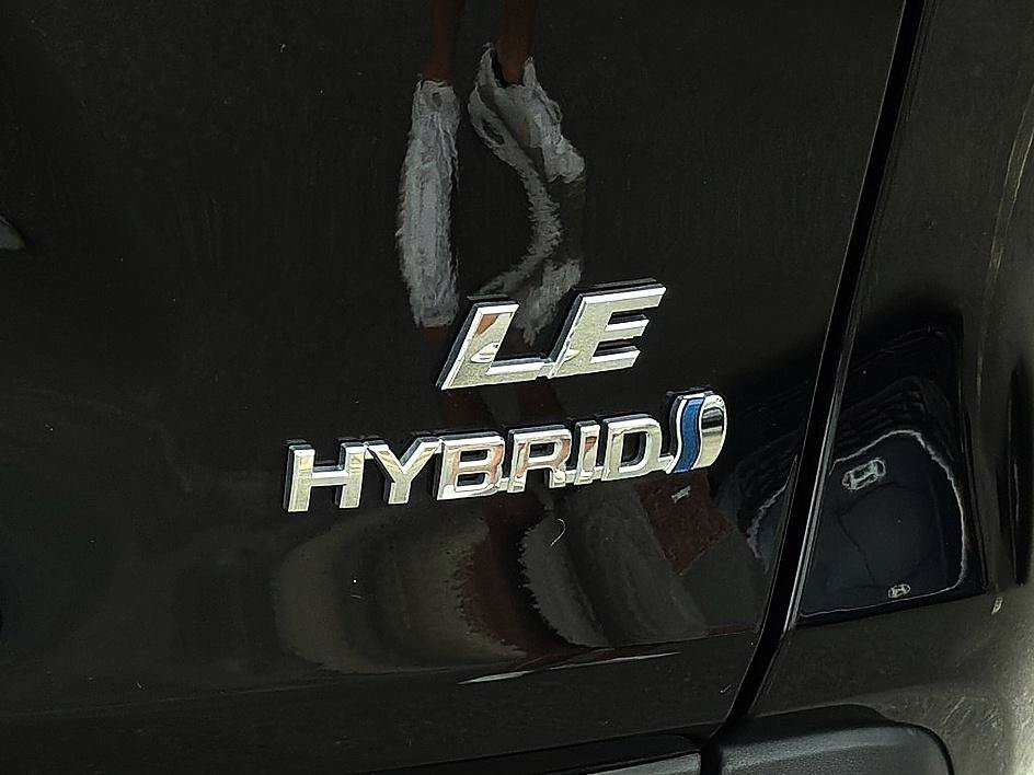 Used 2023 Midnight Black Metallic Toyota Hybrid LE image 28