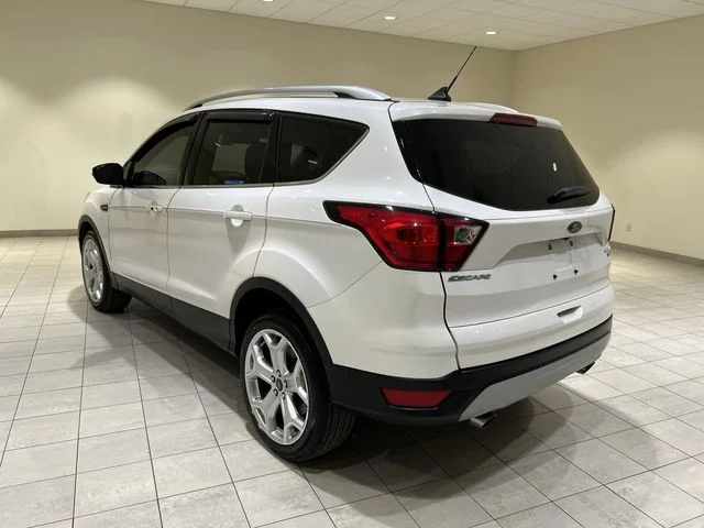 Used 2019 White Platinum Clearcoat Metallic Ford Titanium image 3