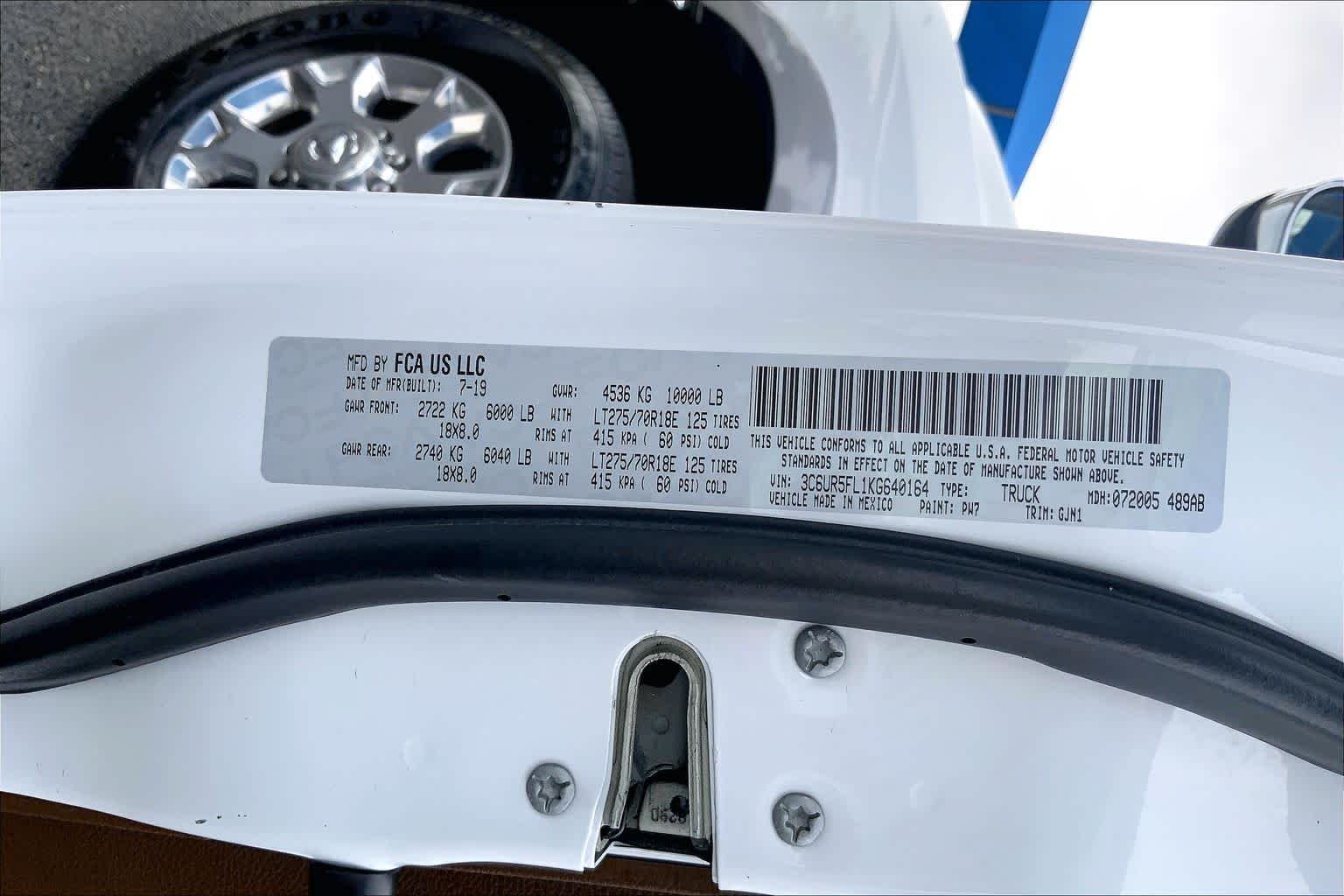 Used 2019 Bright White Clearcoat Ram Laramie image 37
