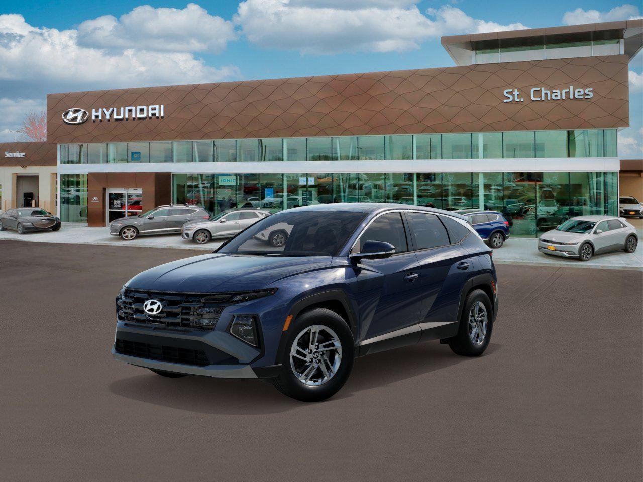 New 2026 Atlantis Blue Hyundai SE AWD image 1