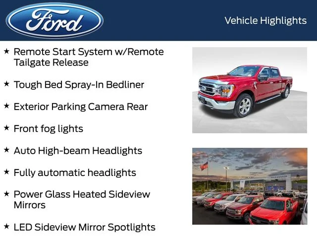 Used 2021 Red Ford XLT image 9