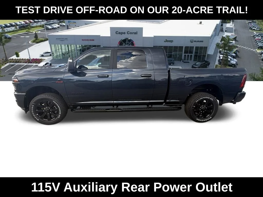 New 2026 Forged Blue Metallic Exterior Paint RAM Laramie image 9