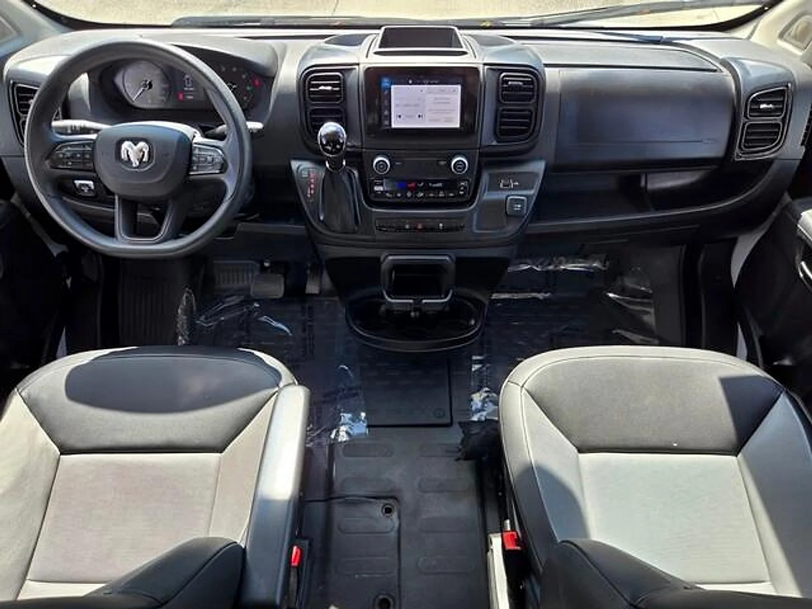 Used 2024 Bright White Clearcoat Ram Cargo Van Tradesman High Roof 159" WB w/Pass Seat image 11