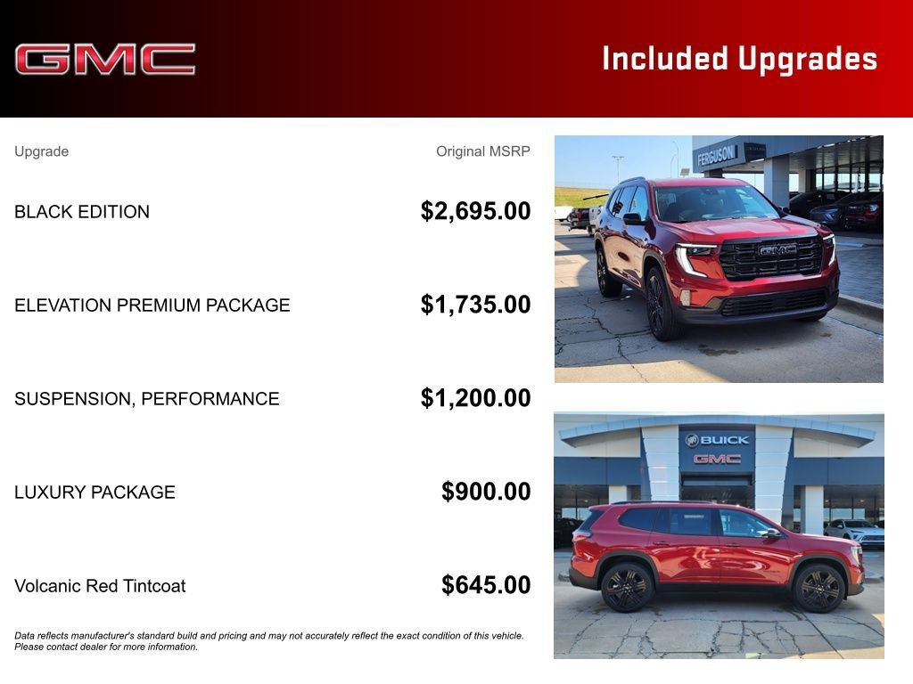 New 2026 Volcanic Red Tintcoat GMC Elevation image 11