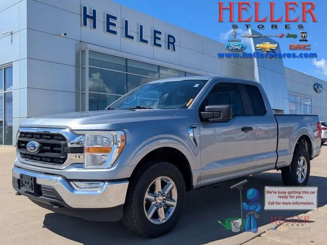 Used 2022 Iconic Silver Metallic Ford XLT image 1