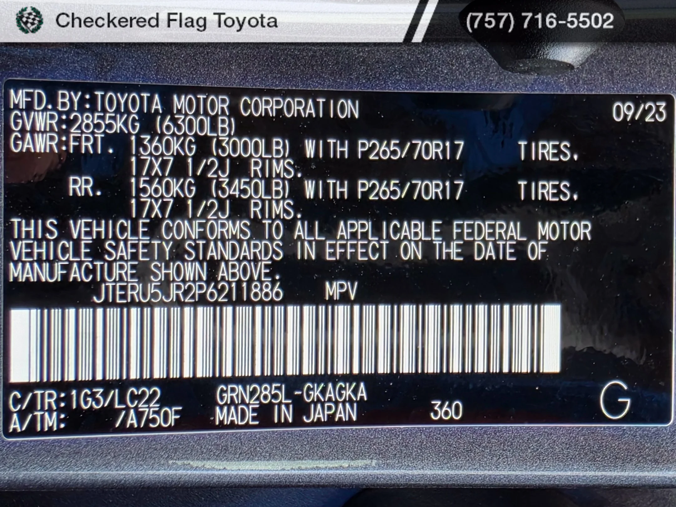 Used 2023 Magnetic Gray Metallic Toyota TRD Off-Road Premium image 22