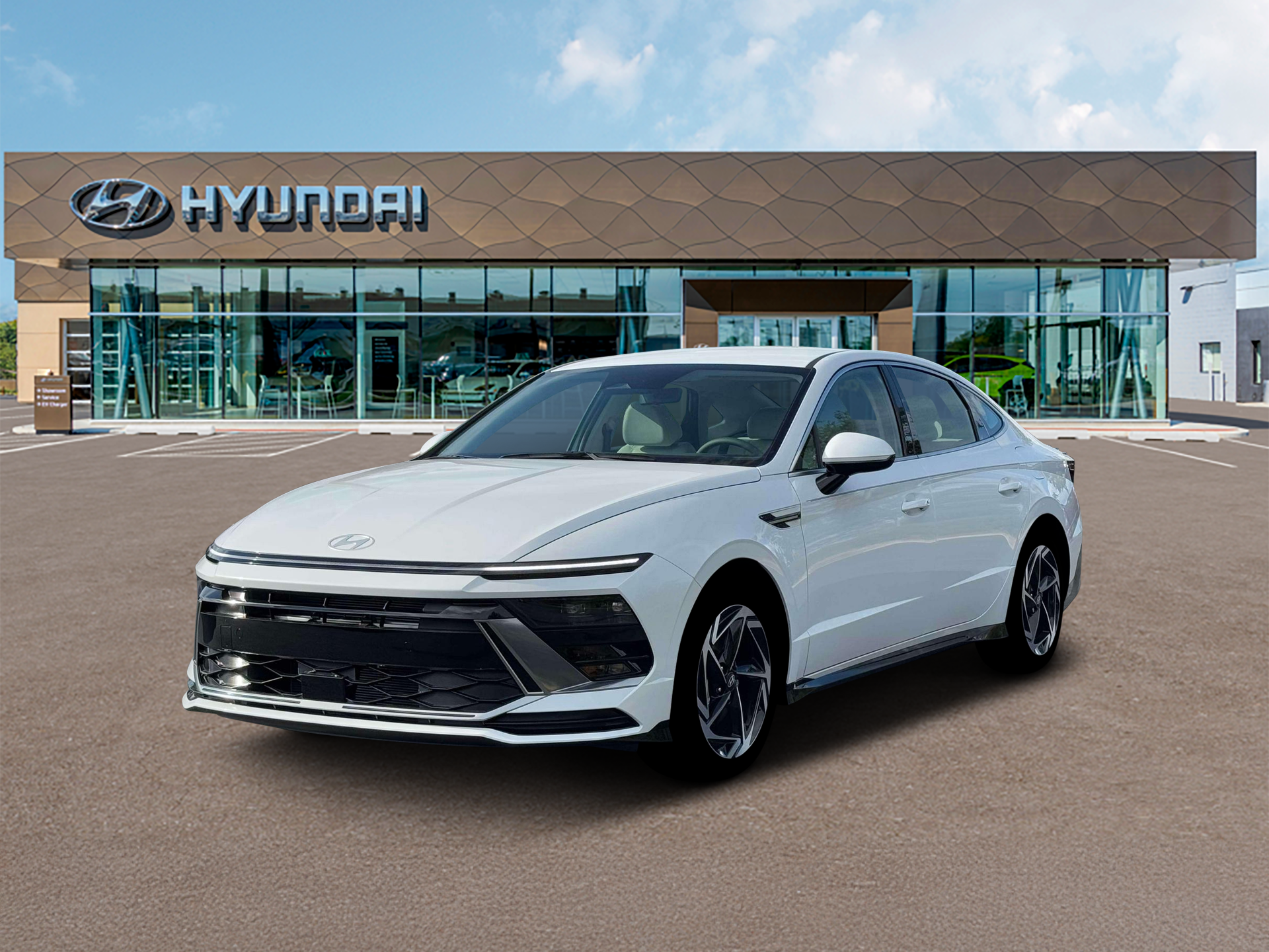 New 2026 White Hyundai SEL Sport image 1