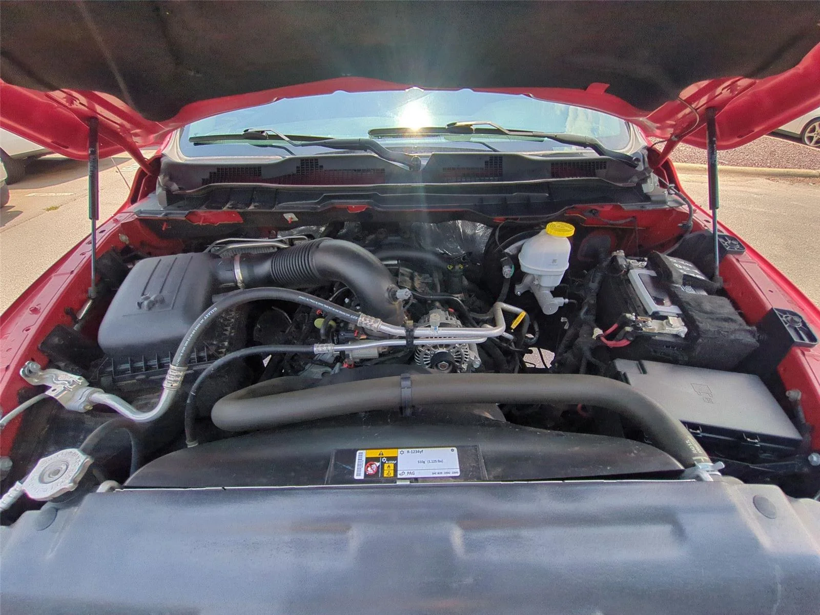 Used 2021 Flame Red Clearcoat Ram Tradesman image 37