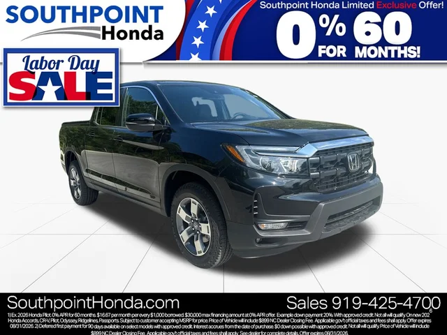 2026 Honda Ridgeline RTL