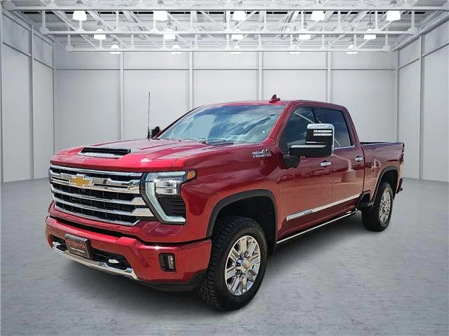 Used 2024 Radiant Red Tintcoat Chevrolet High Country 4x4 Crew Cab 8 ft. box 172 in. WB image 1