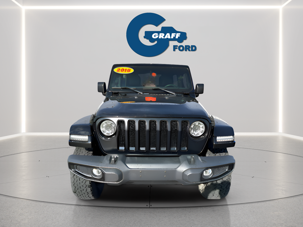 Used 2018 Black Jeep Unlimited Sahara image 2