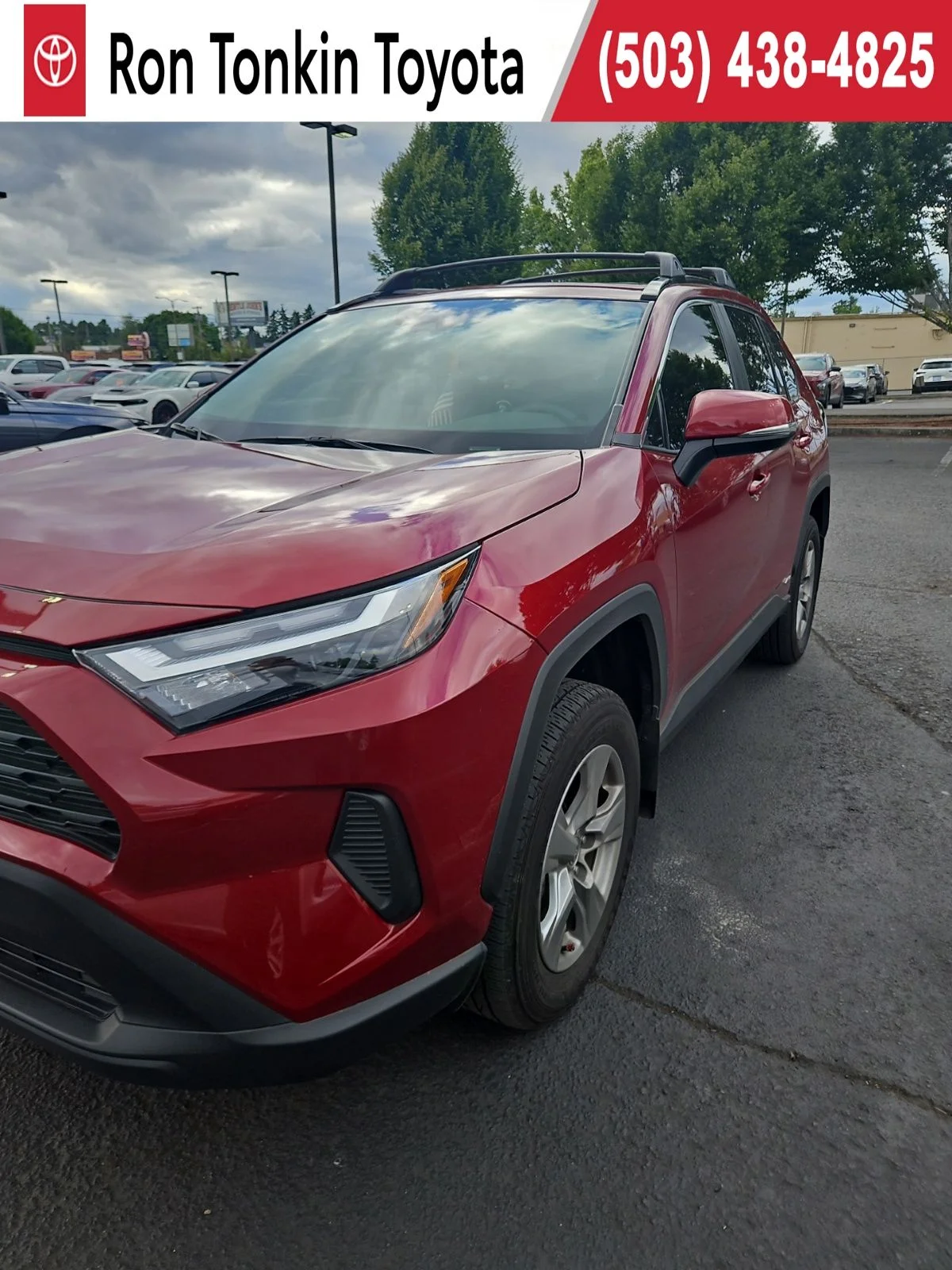 Used 2025 Red Toyota XLE image 1
