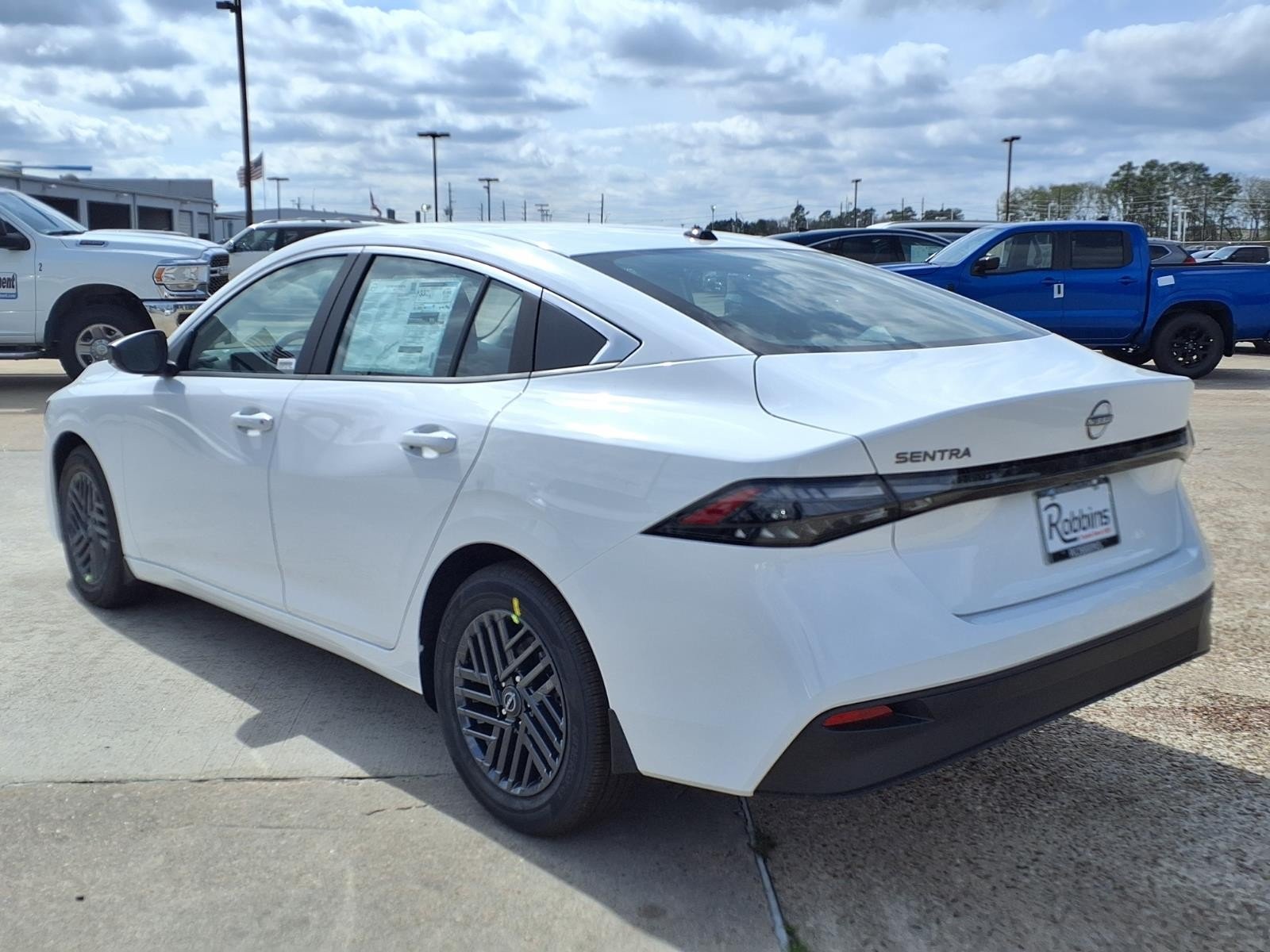 2026 Nissan Sentra SV White at Robbins Nissan