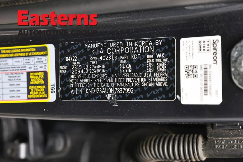 Used 2022 Gray Kia LX image 33