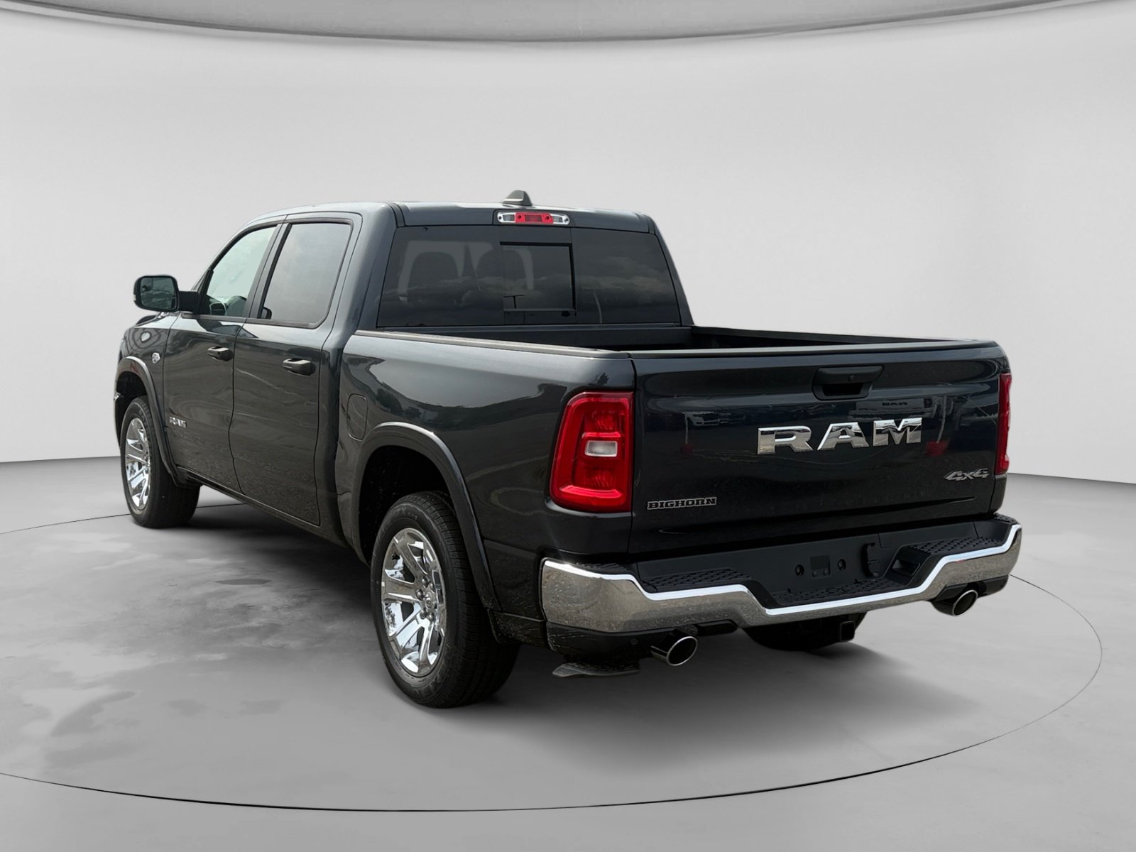 New 2026 Forged Blue Metallic Exterior Paint RAM Big Horn 4x4 Crew Cab 5