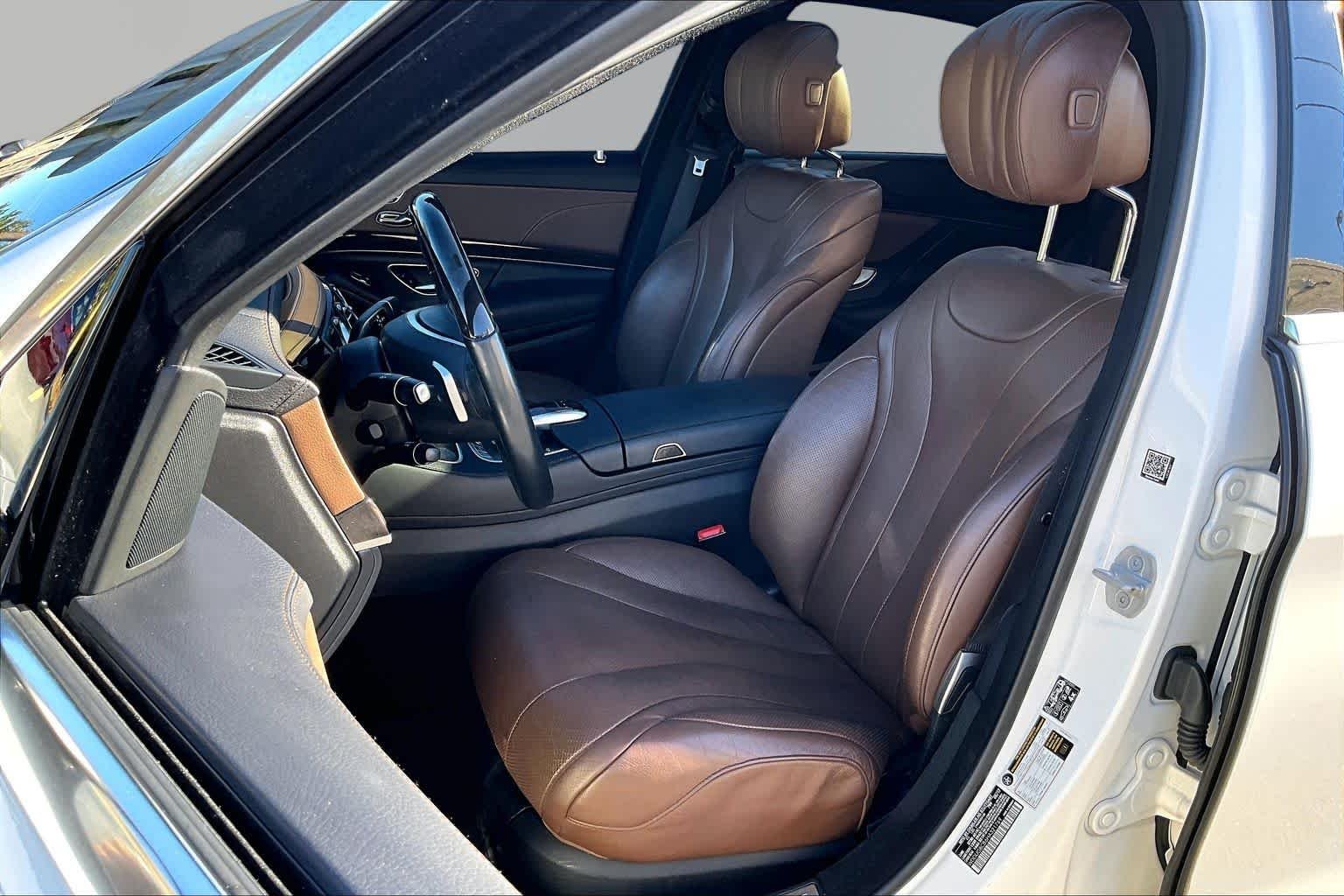 Used 2017 designo Diamond White Metallic Mercedes-Benz S 550 image 8