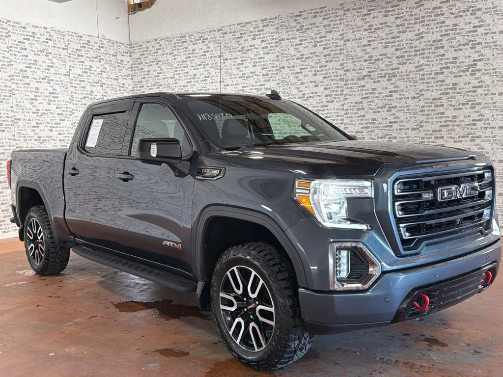 Used 2021 Dark Sky Metallic GMC AT4 image 1