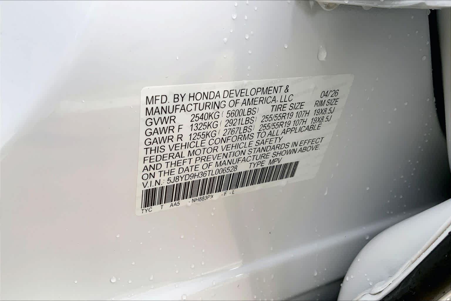 New 2026 Platinum White Pearl Acura  image 21