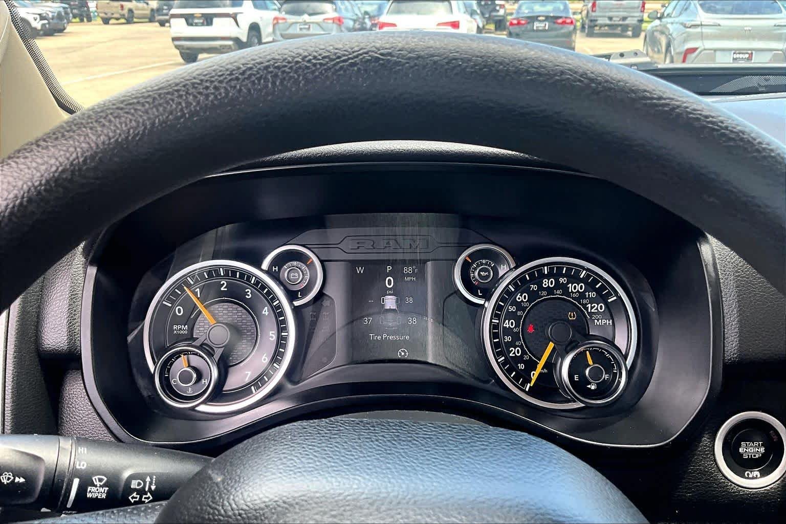 Used 2019 Diamond Black Crystal Pearlcoat Ram Tradesman image 26