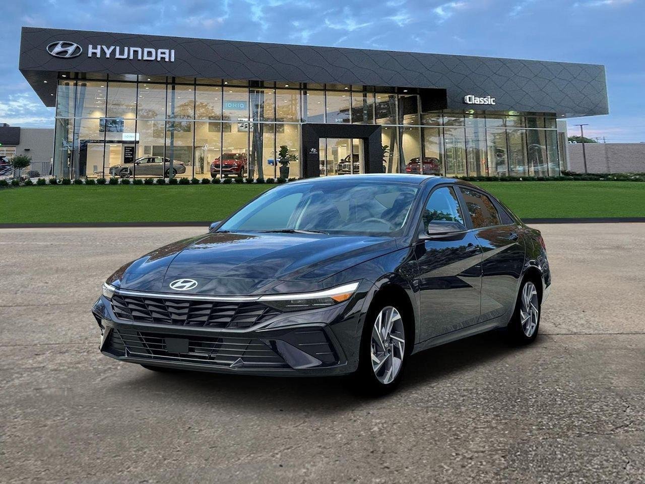 Abyss Black Pearl 2026 Hyundai Elantra Sedan Front-Wheel Drive Continuously Variable Transmission